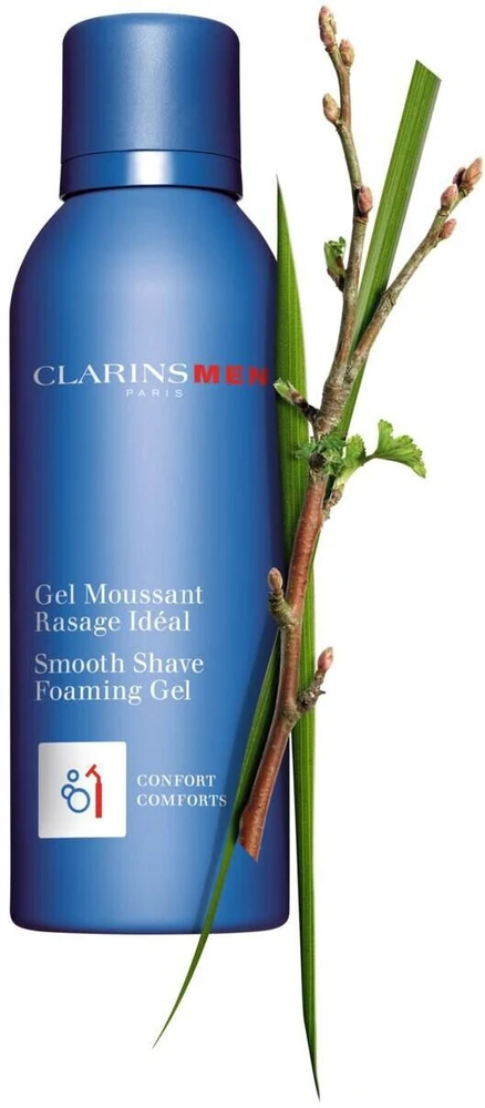 Clarins Men Smooth Shave Foaming Gel skutimosi putos vyrams, 150 ml