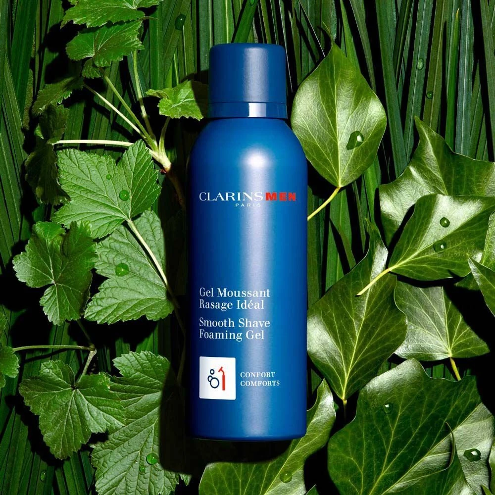Clarins Men Smooth Shave Foaming Gel skutimosi putos vyrams, 150 ml