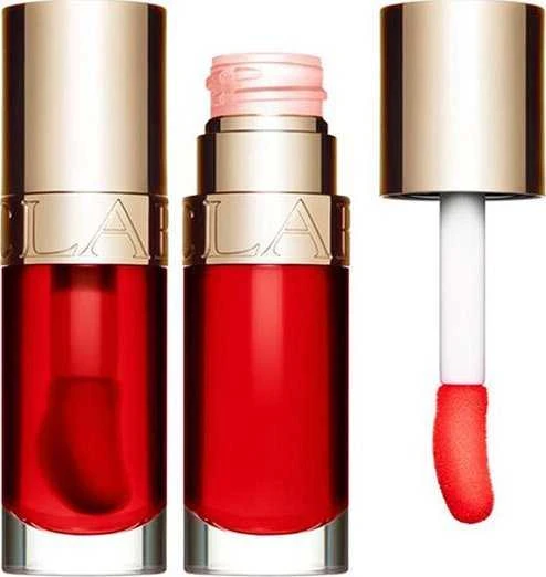 Lūpų aliejus Clarins Lip Comfort Oil 08 Strawberry, 7 ml
