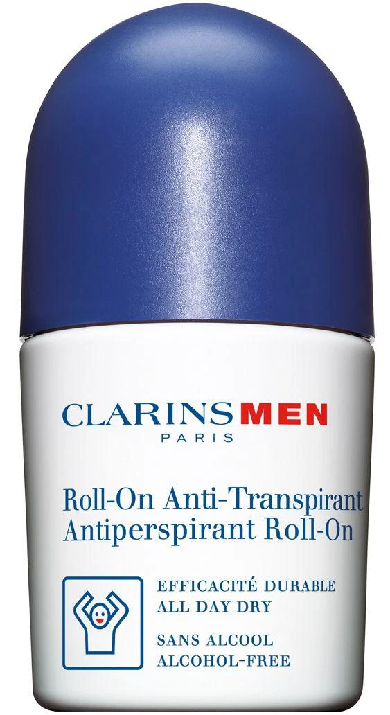 Clarins Men Antiperspirant Deo Roll-On rutulinis dezodorantas-antiperspirantas vyrams, 50 ml