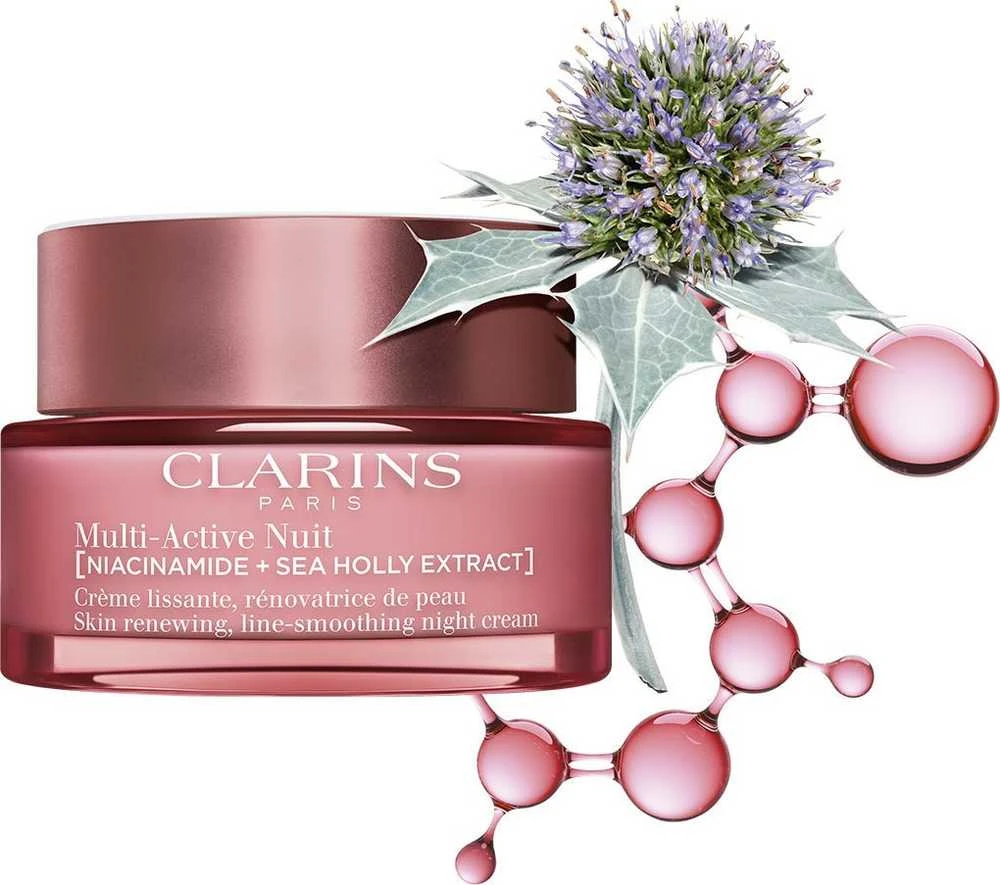 Clarins Multi-Active Nuit Night Kreminis naktinis veido kremas visiems odos tipams, 50 ml