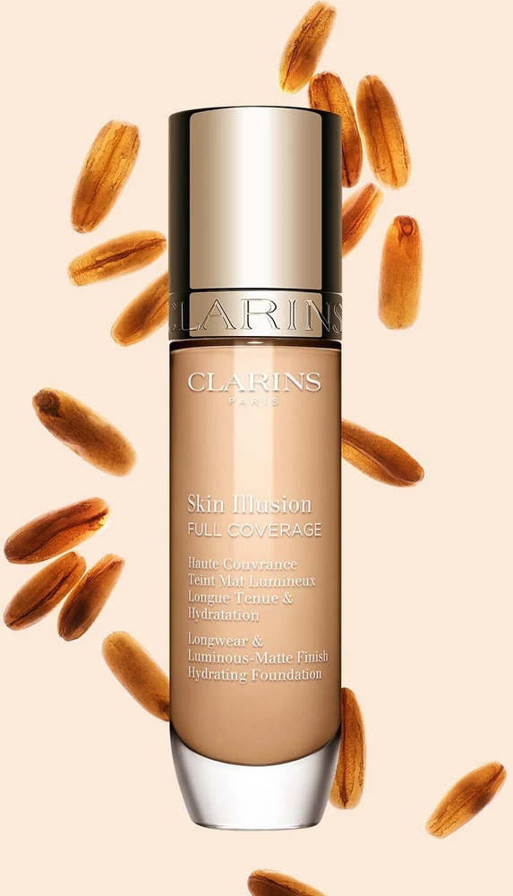„Clarins Skin Illusion“ pilnai padengiantis kremas 105N, 30 ml