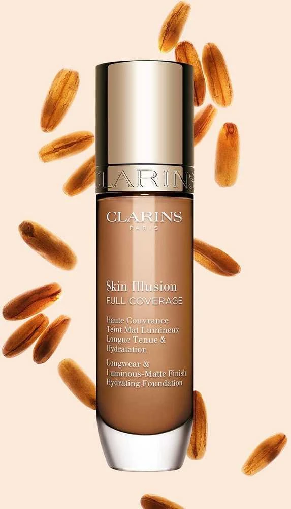Clarins Drėkinamasis makiažas Skin Illusion Full Coverage (Hydrating Foundation) 30 ml