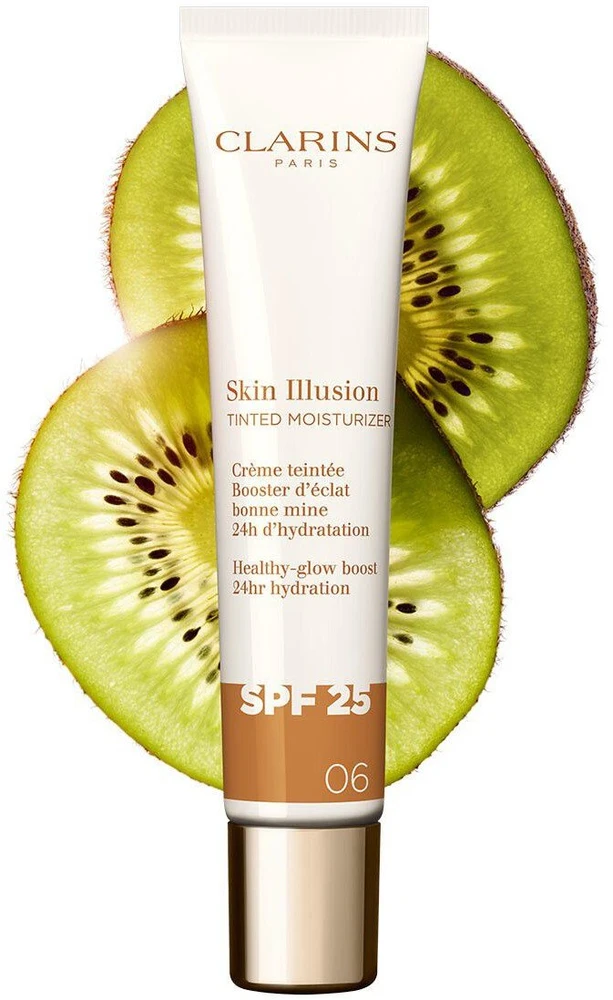 Clarins Skin Illusion Tinted Moisturizer SPF 25 tonuojantis kremas | atspalvis: 06, 40 ml