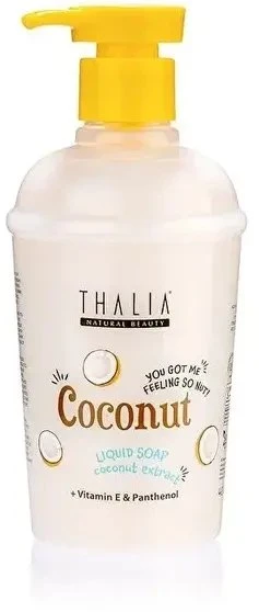 Thalia Natural Beauty Coconut Cleansing & Hydrating Liquid Soap For Body & Hands, 400 ml