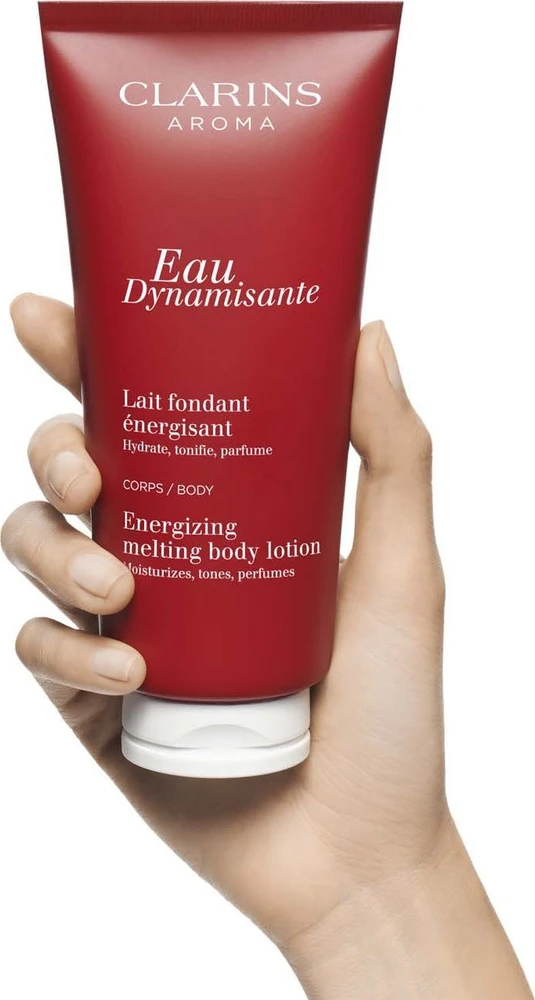 Clarins Eau Dynamisante Energizing Melting Losjonas kūnui kūno losjonas, 200 ml