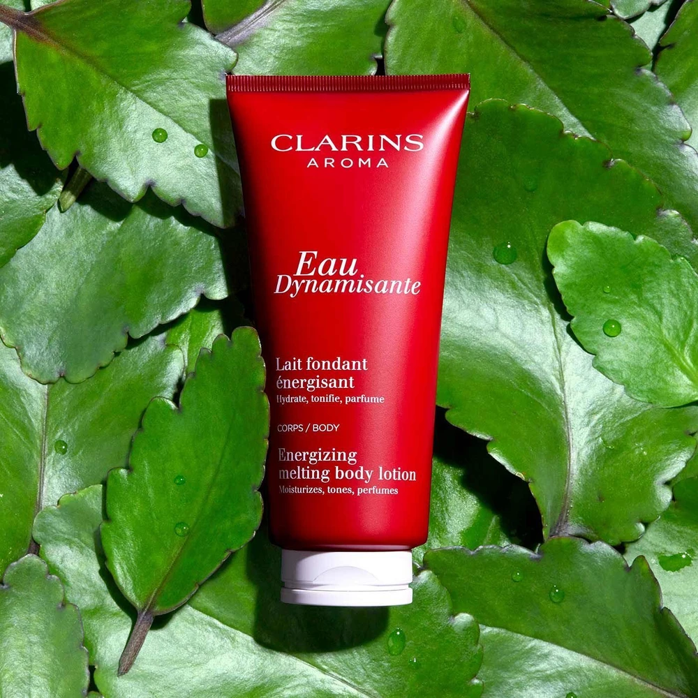 Clarins Eau Dynamisante Energizing Melting Losjonas kūnui kūno losjonas, 200 ml