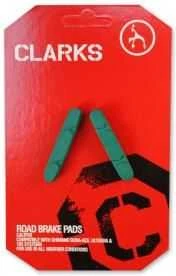 Clarks stabdžių įdėklai CLARK'S CP231 ROAD (Shimano, Campagnolo, Keraminiams ratlankiams) 52mm žalia