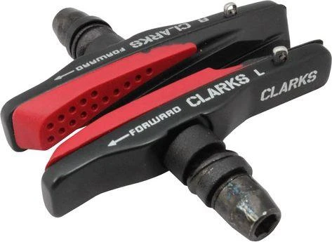 Clarks CPS959 MTB stabdžių trinkelės raudonos-juodos (CLA-CPS959) 72mm