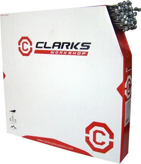 Clarks Stabdžių trosas nerūdijančio plieno kelias, dėžutė 100 vnt.