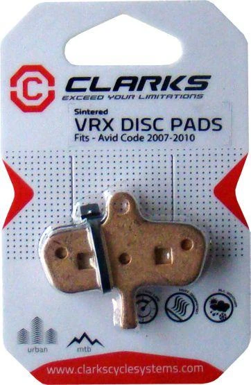 Clarks AVID (Code) metalinės sukepintos stabdžių kaladėlės