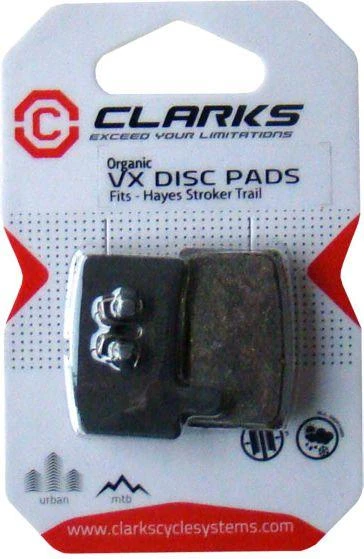 Clarks stabdžių kaladėlės HAYES (Stroker Trail) (CLA-VX842C)