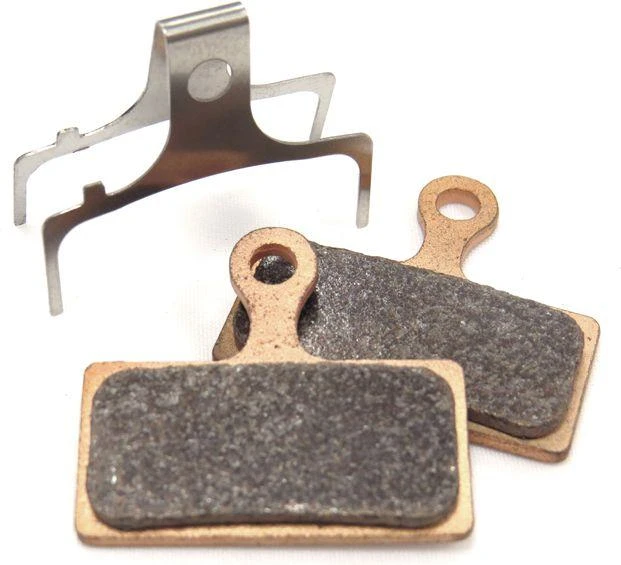 Clarks SHIMANO (XTR M985, XT M785, SLX M666, Deore M615, Alfine R785, FSA K-Force, CLARKS M2) stabdžių kaladėlės pusiau metalinės