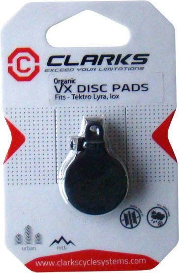 Clarks TEKTRO stabdžių kaladėlės (Lyra, IOX) (CLA-VX845C)
