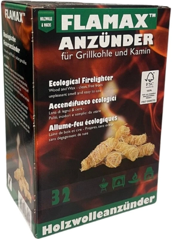 Claro Flamax ekologiški medžio drožlių žiebtuvėlio ritinėliai, 32 GB