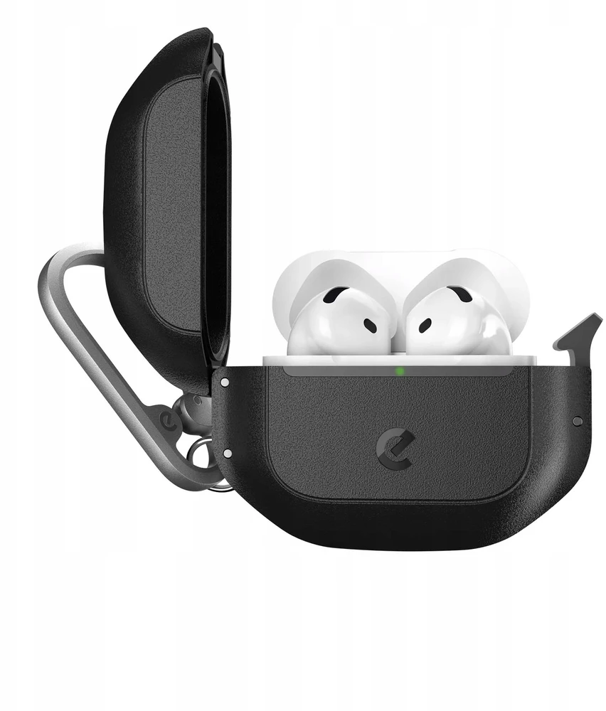 Class and Culture LLC KeyBudz ElementProof - neperšlampamas etui do AirPods 4 gen. (carbon juodas)
