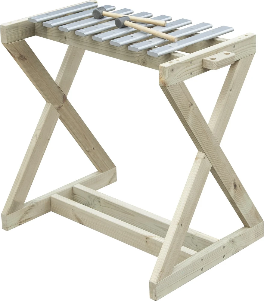Muzikos instrumentas vaikams didelis ksilofonas metalofonas Classic World EDU