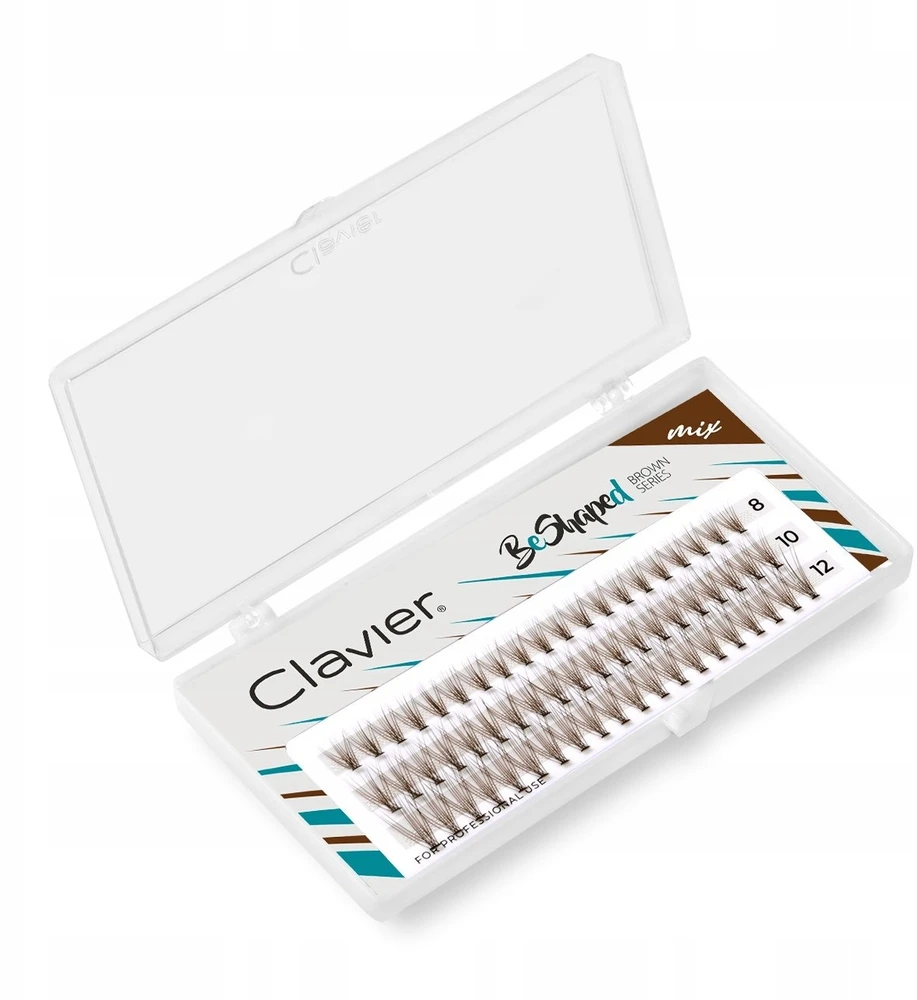 Clavier BeShaped rudos blakstienos riestos B 10D mix 8/10/12mm