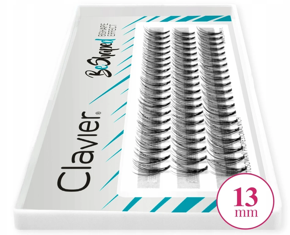 Clavier BeShaped šilkinės blakstienos priauginimui, riesta B 10D 13mm