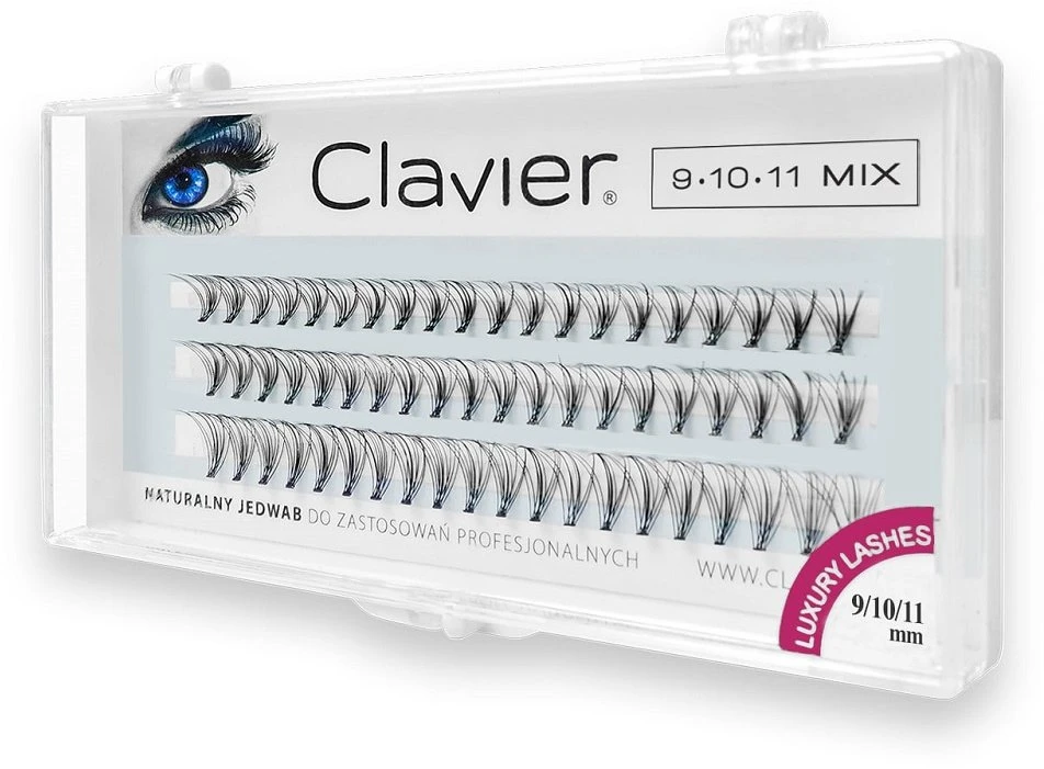 Clavier Classic blakstienų kuokšteliai Mix 9/10/11mm