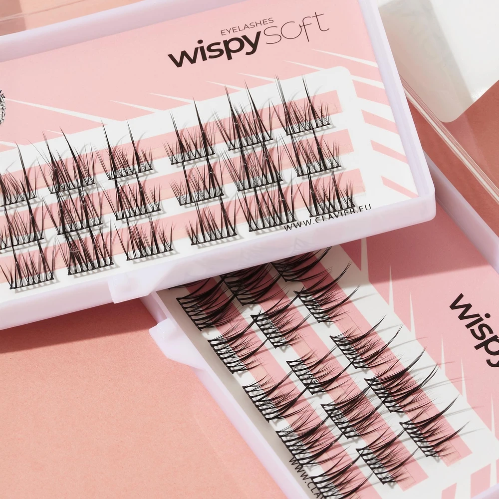 Clavier „Wispy Soft by Marta“ blakstienų kuokšteliai „Zmalowana“ – natūralus plonumo efektas ir lengvas tūris, 10–13 mm