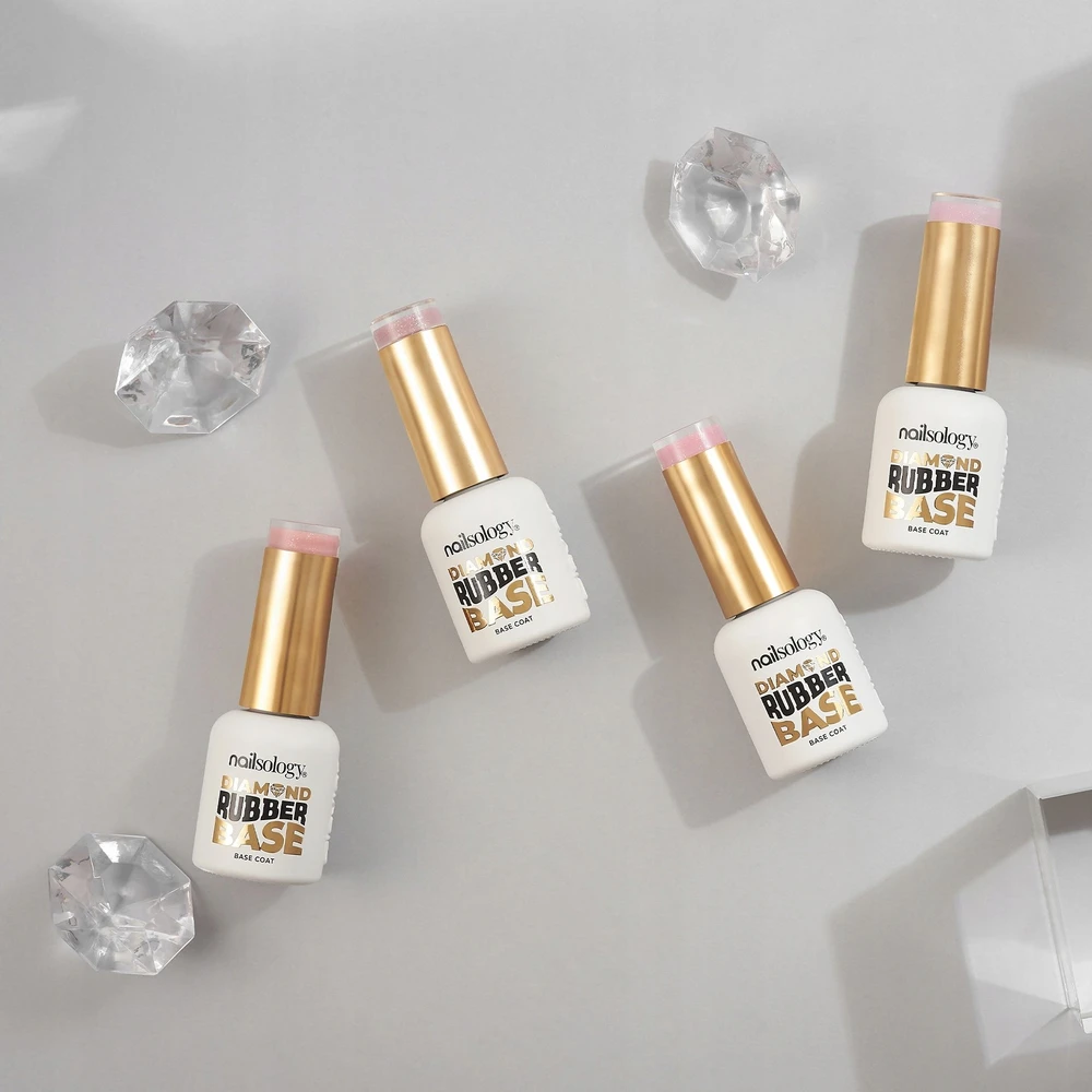 Clavier Nailsology deimantinis guminis pagrindas hibridinei bazei DB03 Rosy Girl 8ml