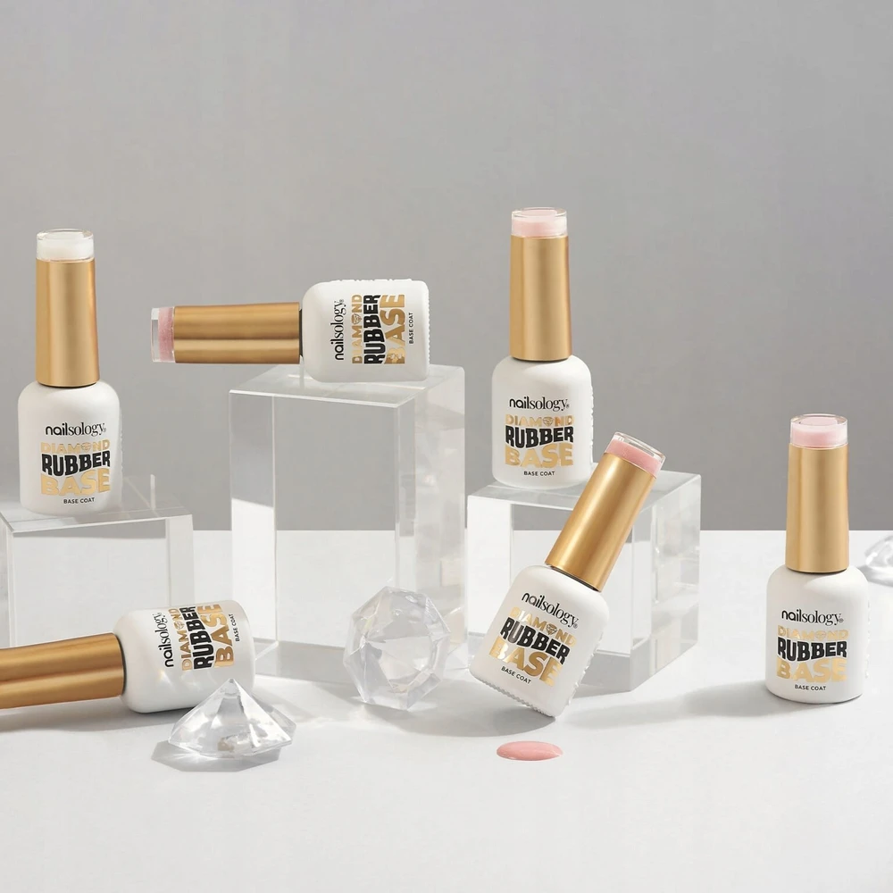 Clavier Nailsology deimantinis guminis pagrindas hibridinei bazei DB03 Rosy Girl 8ml
