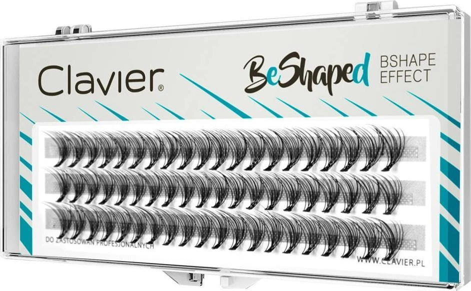Clavier BeShaped šilkinės blakstienos riestos B 10D mišinio 9-10-11mm