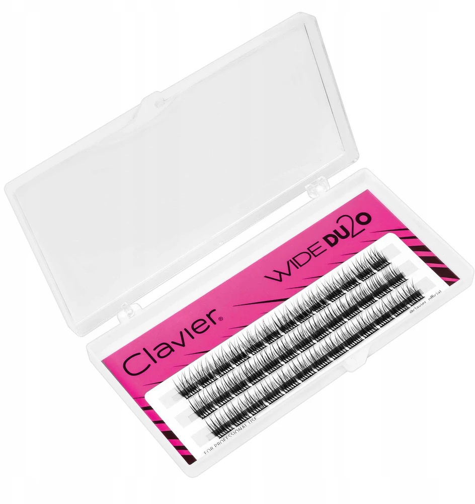 Clavier Plačios Du2o blakstienos, riestos C, apimtis 36D, 9-10-11 mm