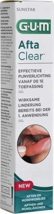 Gum Afta skaidrus gelis, 10 ml