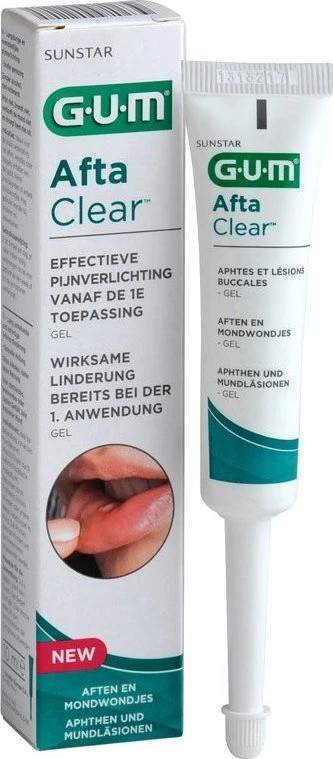Gum Afta skaidrus gelis, 10 ml
