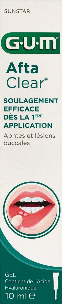 Gum Afta skaidrus gelis, 10 ml