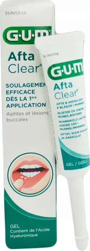 Gum Afta skaidrus gelis, 10 ml