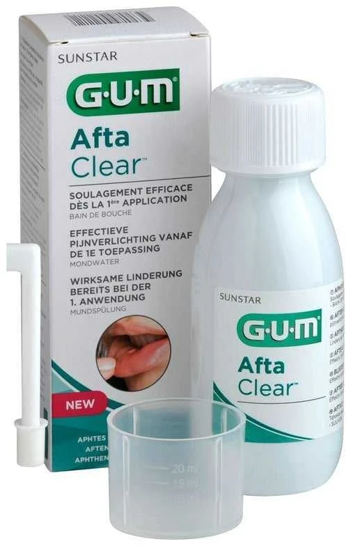Gum® Aftaclear burnos skalavimo skystis 120ml