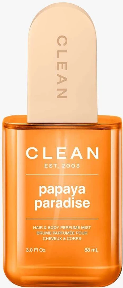 Clean , Papaya Paradise, Hair Scented Mist, For Women, 88 ml For Women