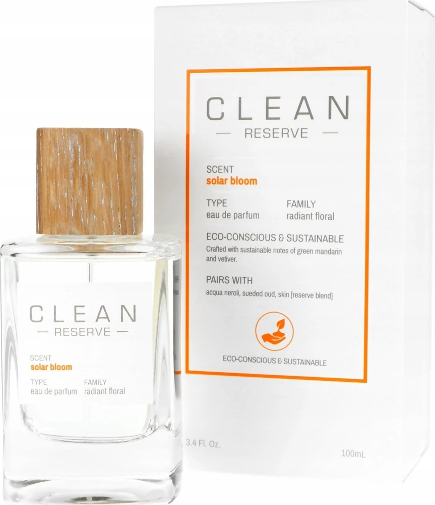 Clean Solar Bloom EDP parfumuotas vanduo unisex, 100 ml
