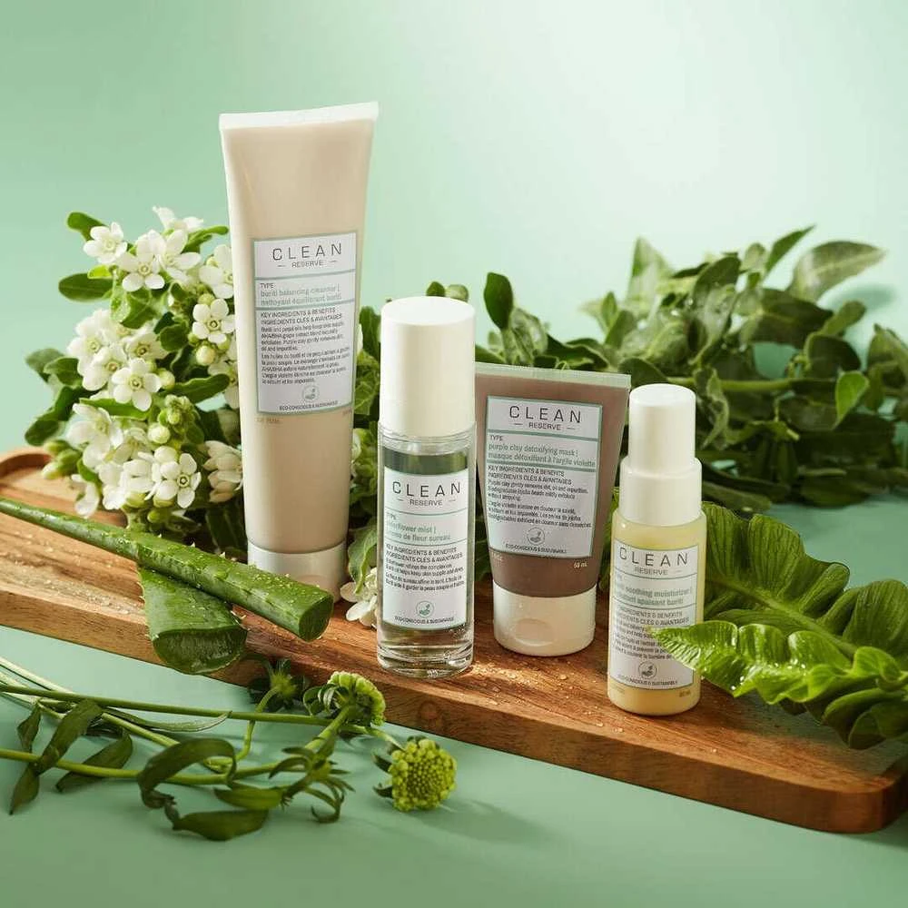 Clean Švarios, Rezervinės - Violetinės molio, detoksikuojanti, molio kaukė, 59 ml