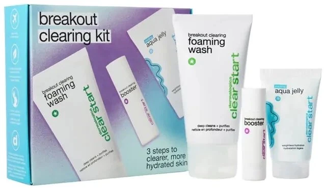 „Dermalogica Clear Start Breakout Clearing Kit“ valymo putos