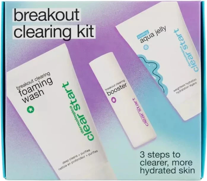 „Dermalogica Clear Start Breakout Clearing Kit“ valymo putos