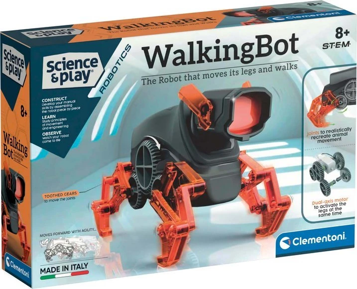 CLEMENTONI vaikščiojantis robotas, 75039BL
