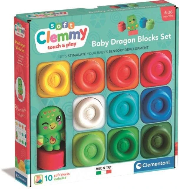 Clementoni Žaislai CLE BABY Clemmy komplektas Smok 17980