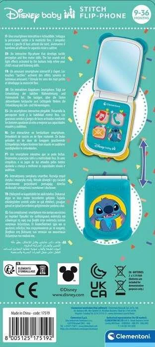 Clementoni Toys CLE BABY DISNEY telefonas Stitch 17519