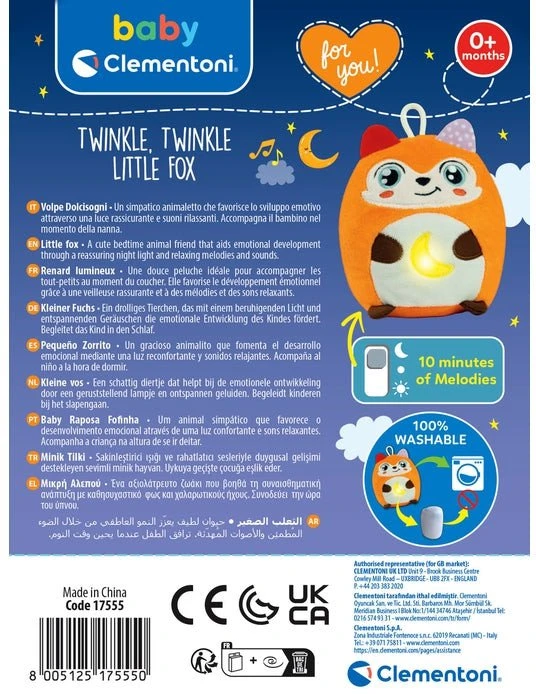 Baby Clement Baby_Clement Žaislas Fox Twinkle Twinkle 17555