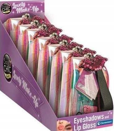 Clementoni Toys CLE Crazy Chic holografinė kosmetinė 7 vnt./doz. 18174 P