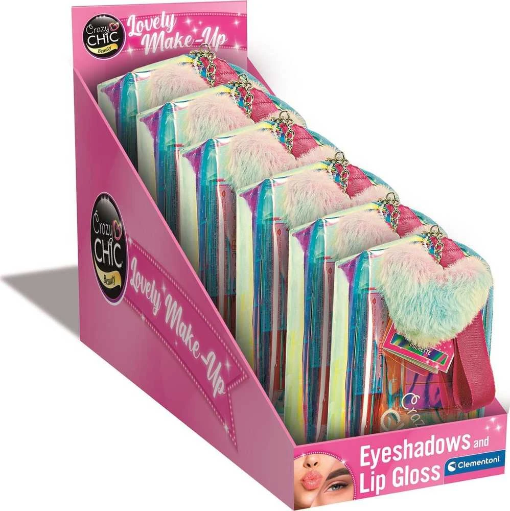 Clementoni Toys CLE Crazy Chic holografiniai kosmetikos žaisliukai, 6 vnt./doz., 18177 P