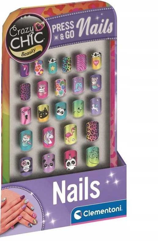 Clementoni - CC Lovely Make-Up - Press Go nagų lakas, gyvūnams (I-18154)