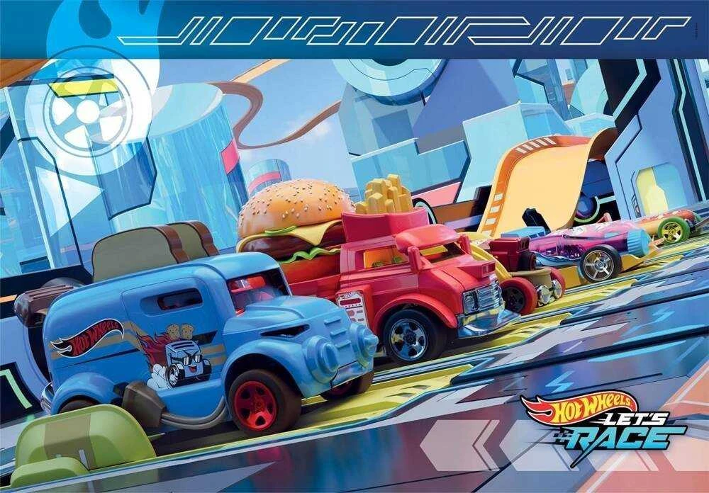 Clementoni Dėlionė 2x60 vnt. - HotWheels
