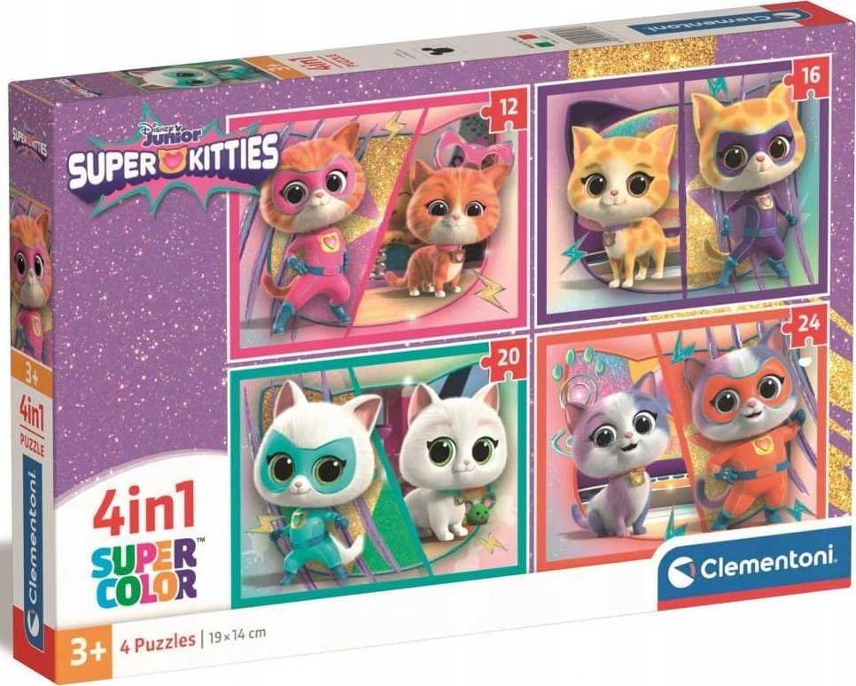 Clementoni Dėlionė 72 vnt. - SuperKitties