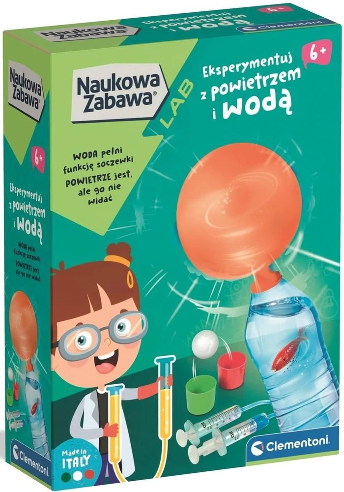 Clementoni Žaislai CLE Naukowa zabawa Vanduo i powietrze 50409