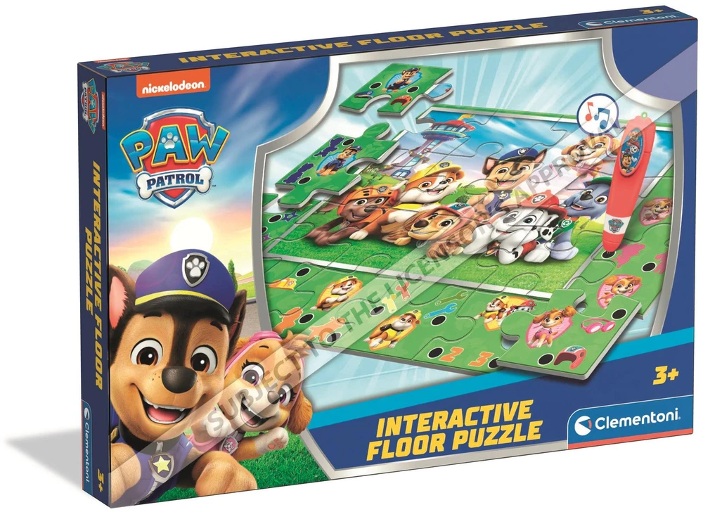 Clementoni CLE Paw Patrol interaktyvi grindų dėlionė 16684